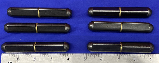 1 lotto di QTY 6 - Cerniera in acciaio saldata da 4" (cerniere saldate a forma di proiettile)