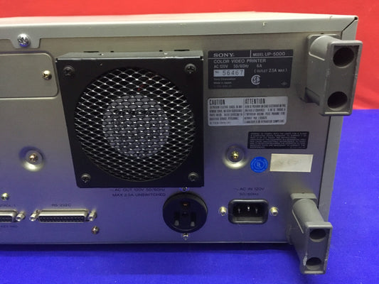 SONY UP-5000SN 56467 COLOR VIDEO PRINTER AC 120V 50/60HA 6A FOR PARTS REPAIR