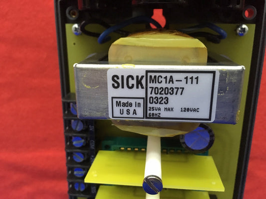 SICK OPTIC ELECTRONIC POWER SUPPLY MC1A-111 / MC1A111
