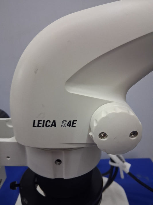 LEICA S4E STEREO ZOOM MICROSCOPE 6.3 -30 X MAGNIFICATION WITH STAND & LED LIGHT