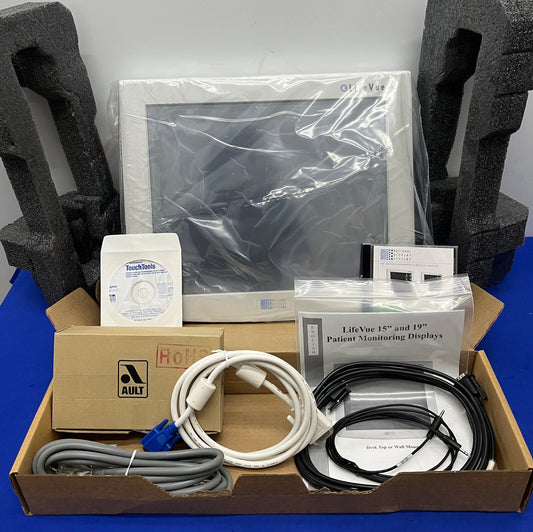 NDS NATIONAL DISPLAY SYSTEM LIFEVUE V3C-SX19-R630 LCD PATIENT MONITOR 90M0227-L