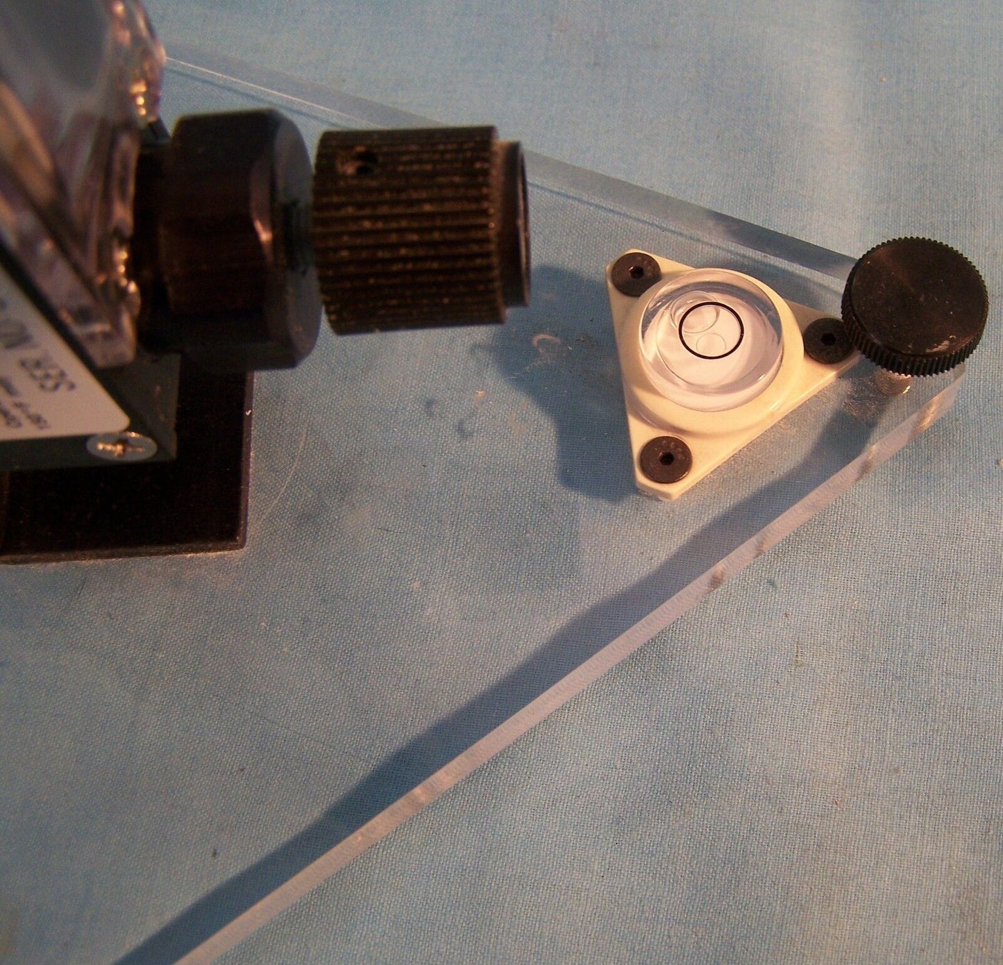 MANOSTAT TF TF TEFLON FLOWMETER MAX 60 PSIG MAX TEMP 150F 3/8 INLET TUBE