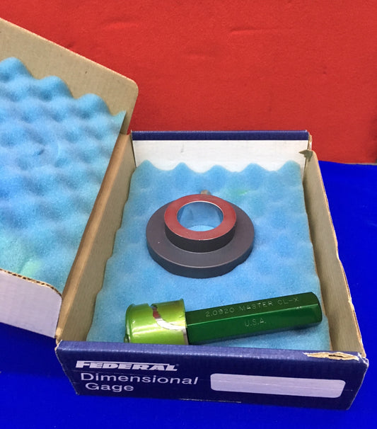 SET DI MISURATORI AD ANELLO PER ARIA COMPRESSA FEDERAL JET MAHR DR50-CS2-2.0920-2 E 29C01 2.0920 MASTER CL-X