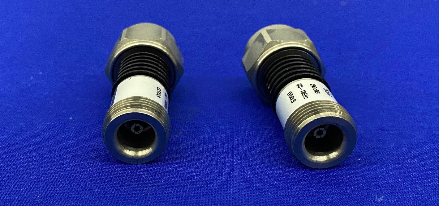 MCL MINI-CIRCUITS BW-N20W5 ATTENUATOR 5W 20dB DC-18GHz - 1 LOT QTY 2