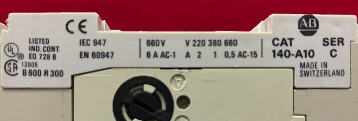 Allen-Bradley / Allen Bradley / AB 140-MN-0160 AVVIAMENTO MANUALE