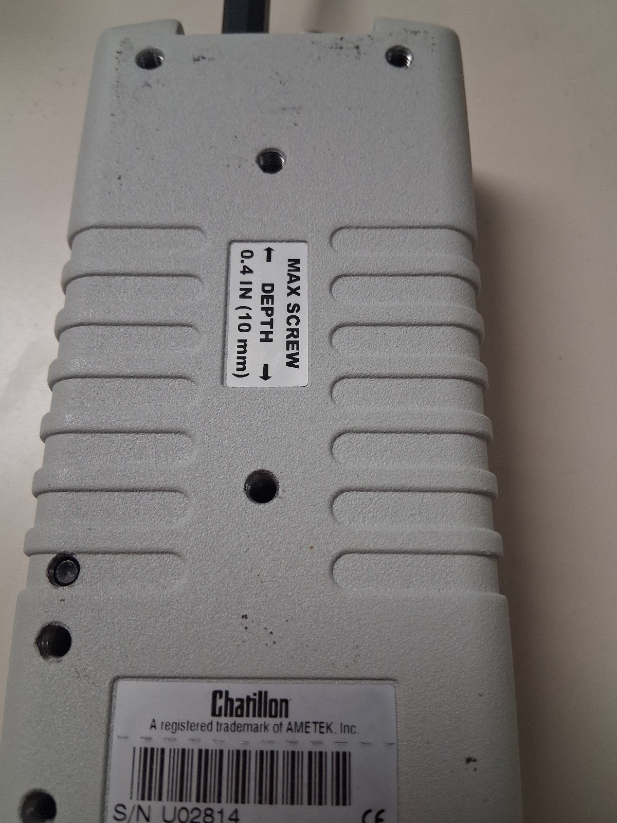 Chatillon Ametek DFS-050 Digital Force Gauge Load Cell 50 lbf w Hard Case Tips