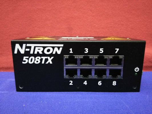N-TRON 508TX SWITCH ETHERNET INDUSTRIALE 8 PORTE