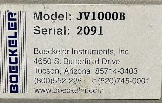 BOECKELER JV1000B GÉNÉRATEUR VIDÉO JV 1000 PIÈCES D'ALIMENTATION NON ORIGINALES/RÉPARATION