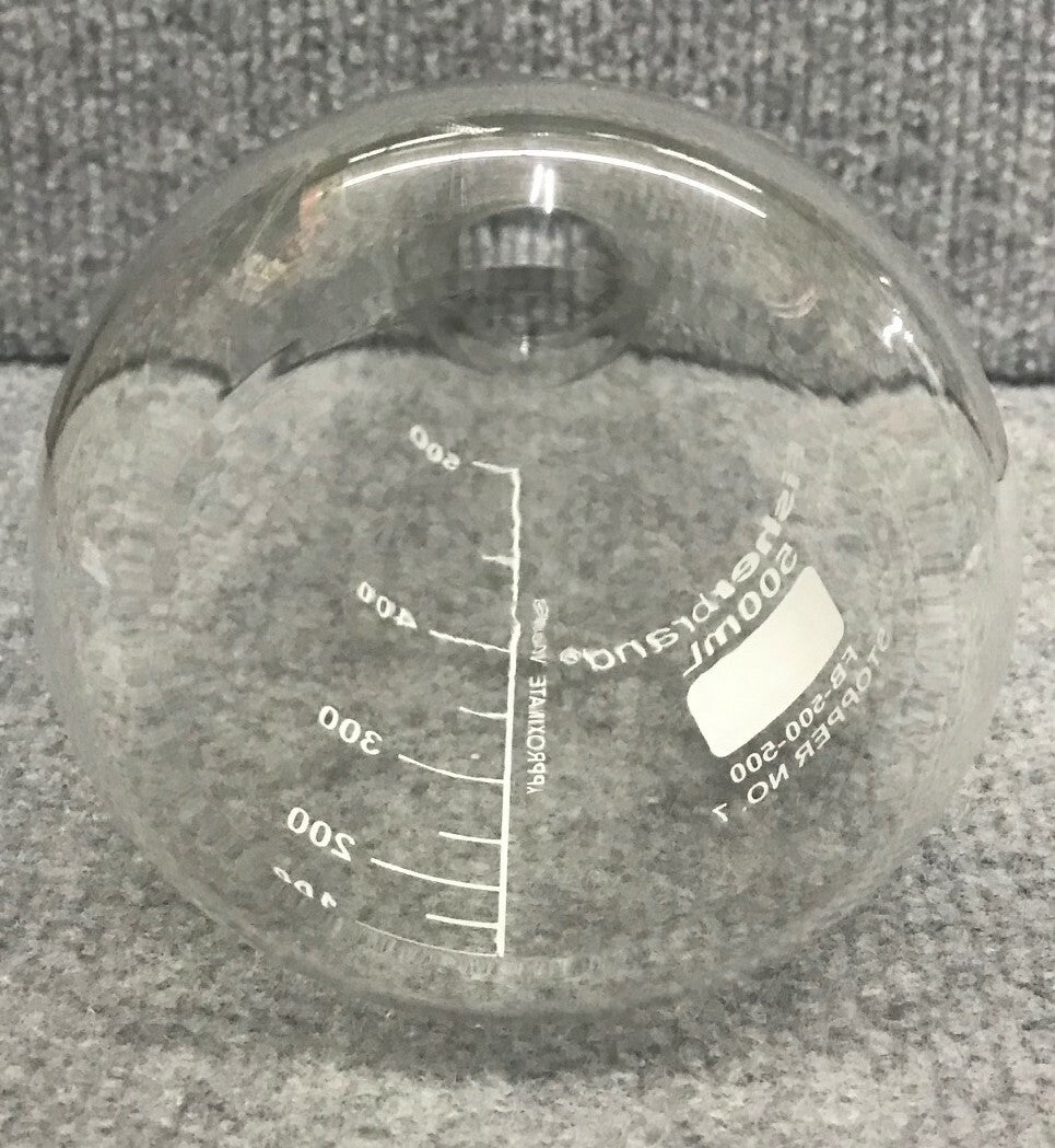 1 CAJA CON 6 FRASCOS - FRASCO FISHER SCIENTIFIC FB-500-500 ERLENMEYER