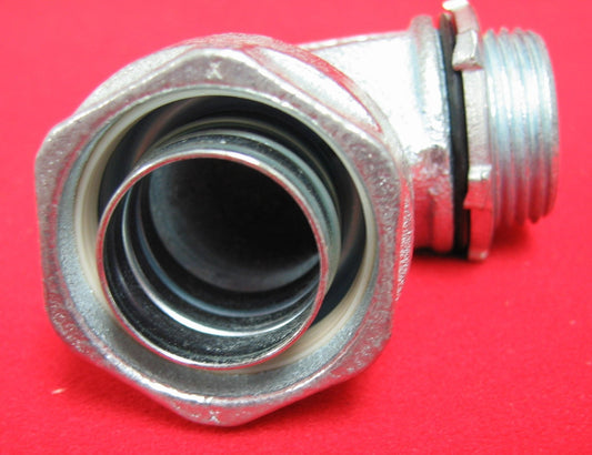 O-Z GEDNEY 4Q-9100 1" 90 DEG CONDUIT CONNECTOR ELBOW LIQUID TIGHT,1 LOTof 11