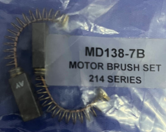 SPAZZOLE MOTORE MD138-7B SERIE 214 - VENDUTE COME '1 CONFEZIONE DA UN SET DI 2'