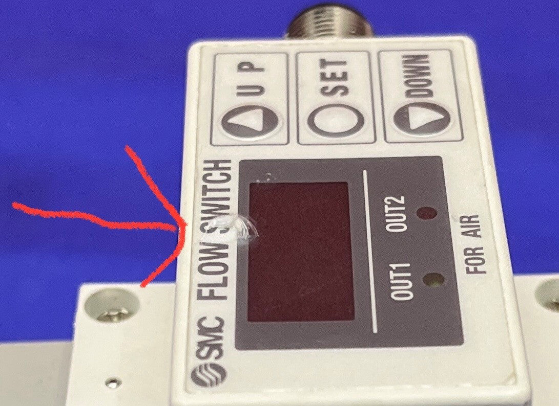 SMC Digital Flow Switch PFA750-N02-27 12-24VDC