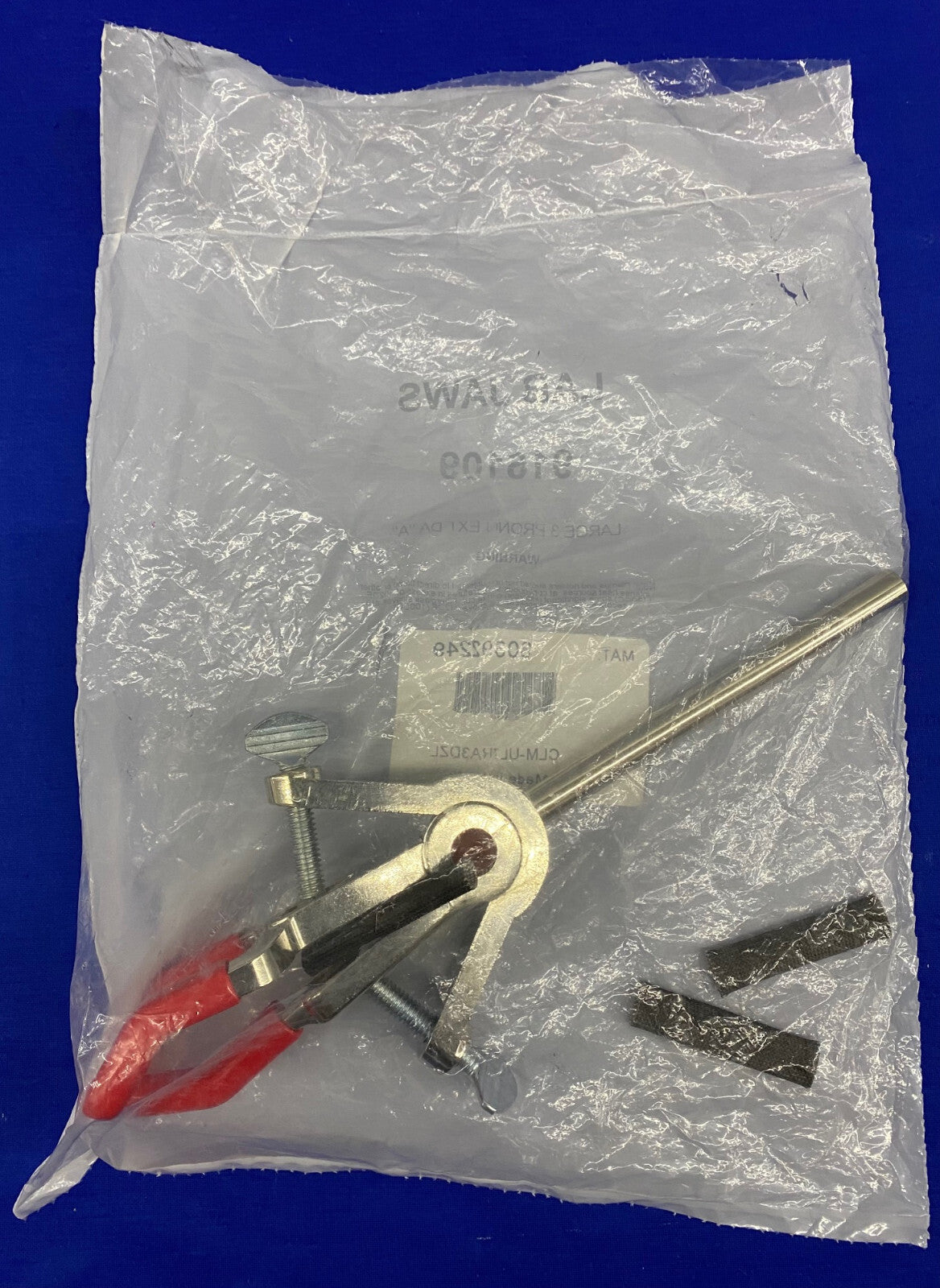 ACE GLASS 11064-13 916109 MORDAZAS DE LABORATORIO GRANDES DE 3 PUNTAS EXTERIOR DA "A" ABRAZADERA ULTRAJAWS DE 3 PR