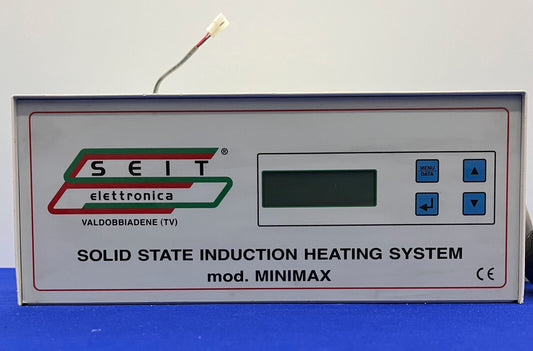SISTEMA DI RISCALDAMENTO A INDUZIONE A STATO SOLIDO SEIT MODELLO MINIMAX 220-230 PER RICAMBI/RIPARAZIONI