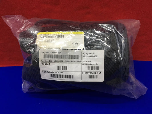 GEMINI ARGORA SG-MC90212110-01R 11-64896-02R REV B BARCODE GUN HOLSTER