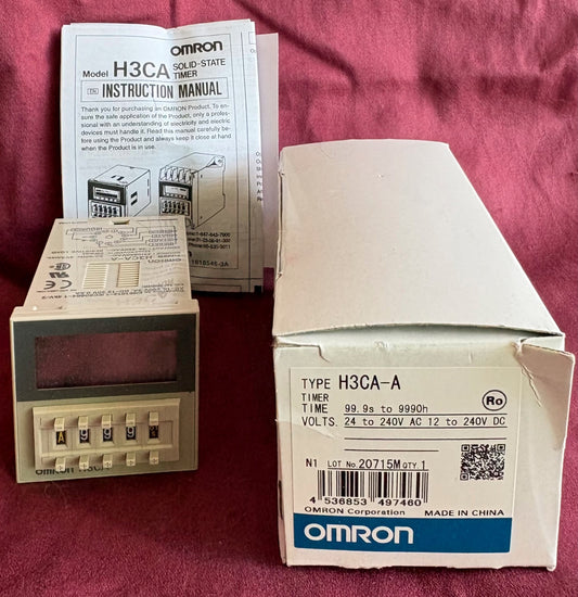 OMRON H3CA / H3CA-A TIMER H3CAA 24 to 240VAC 12 to 240VDC