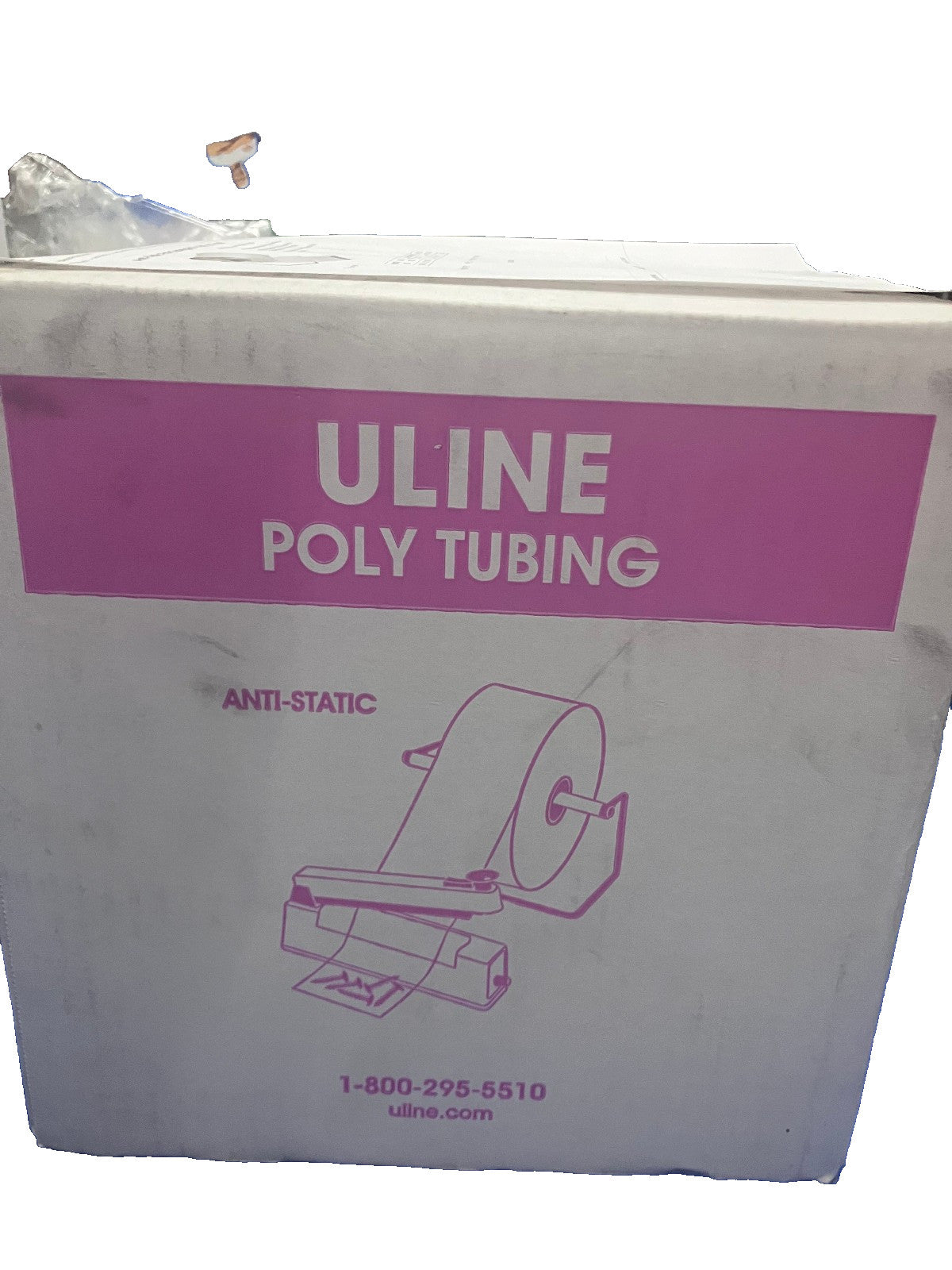 Uline S-3036 Anti-Static Poly Tubing Roll - 4 Mil, 10'' x 500' ITEM IS NEW