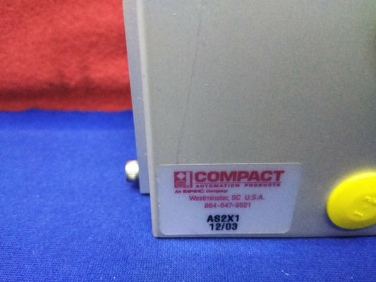 PRODUITS D'AUTOMATISATION COMPACTS VÉRIN PNEUMATIQUE AS2X1
