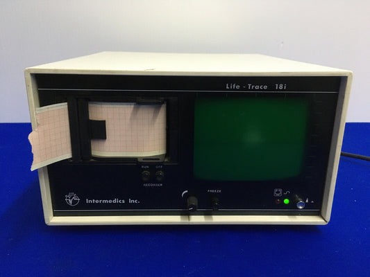 PARTS/REPAIR INTERMEDICS LIFE-TRACE 18i STRESS TEST RECORDER & MONITOR