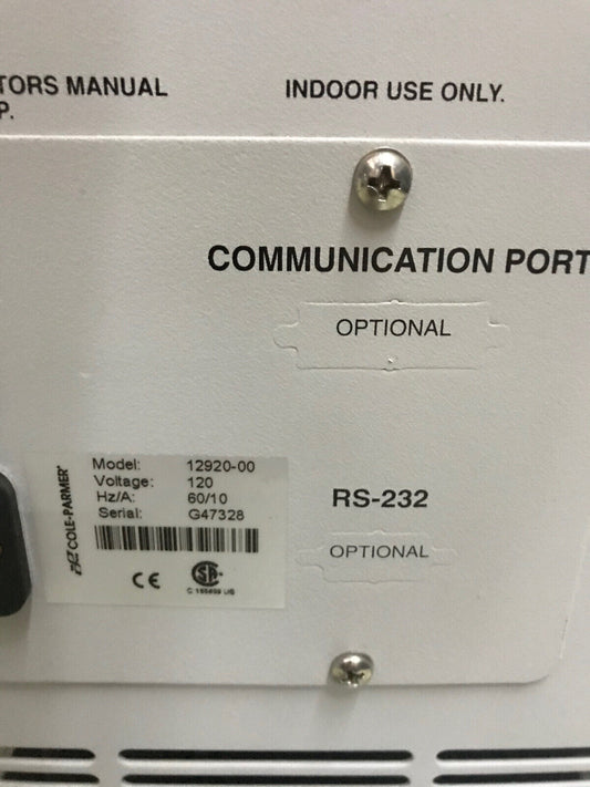 CP COLE-PARMER® 12920-00 POLYSTAT® RECIRCULATOR