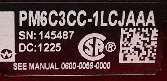 WATLOW EZ-ZONE® PM6C3CC-1LCJAAA CONTROLLER PM CONTROLS