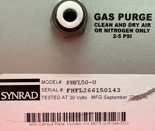 NOVANTA SYNRAD LASER MARKING HEAD FH FLYER FHFL50-U 2-AXIS FLA-124 -PARTS/REPAIR