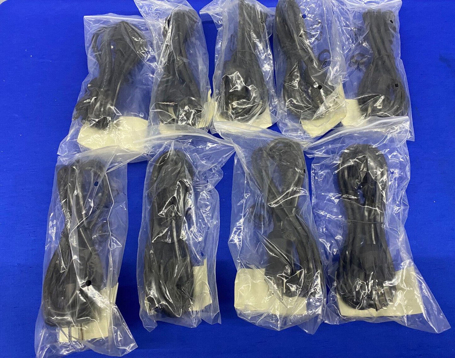 LONGWELL E55333 GREEN DOT 6' KRANKENHAUS-NETZKABEL - 1 LOT MIT 9 KABELN