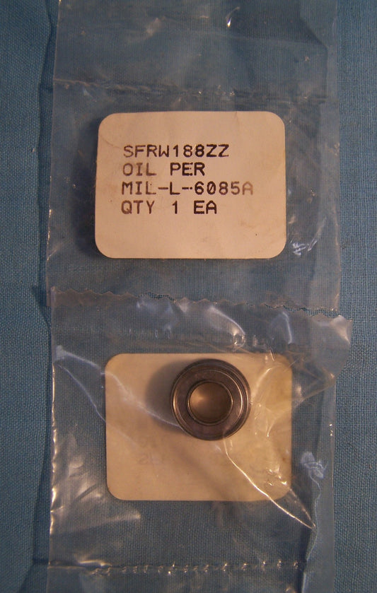 AST,MODEL SFRW188ZZ MINIATURE BEARING OUTER RING WITH 0.1875" 1 lot of 5