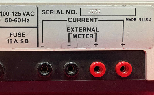 DYNATECH NEVADA 231D SAFETY ANALYZER 100-125 VAC 50-60HZ SN 4872