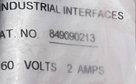 CAVO INTERFACCE INDUSTRIALI CCB 849090213 CODICE ARTICOLO 185-0099 2 Amp 60 V