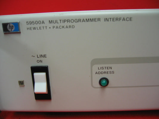 HP 59500A,SN 2133A-02802,HP-IB MULTIPROGRAMMER INTERFACE FOR PARTS / REPAIR