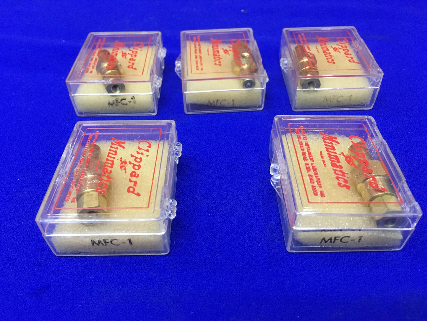 QTY 5 - VALVOLE A SPILLO MFC-1 CLIPPARD INSTRUMENTS