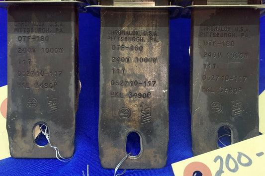 CHROMALOX FINSTRIP OTF-180 エアヒーター 240V 1000W HNL 3490P/052710-117 3個セット