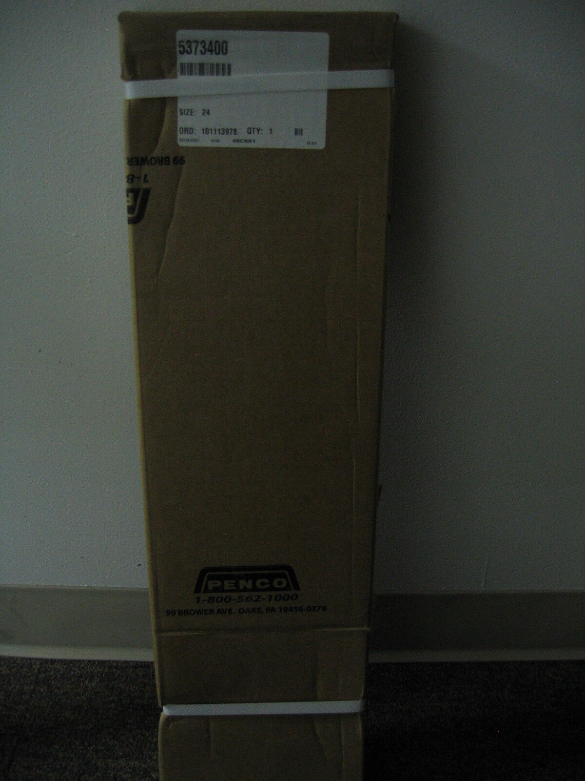 PENCO 5373400 24" RIVET-RITE CENTER SUPPORTS FOR SHELVING (1 BOX-4 PER BOX)