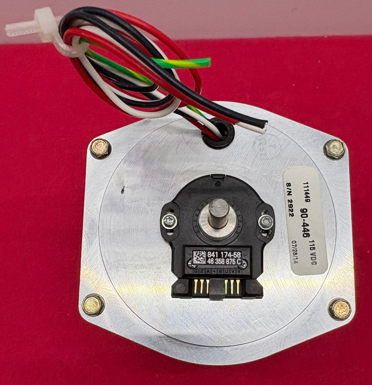SERVO MOTOR 111449 115VDC 90-446 4 WIRE UNKNOWN BRAND