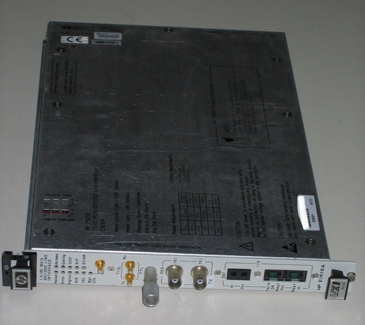 HP AGILENT E1616A 155 MB/S OPTICAL LINE INTERFACE HP75000 WITH MANUAL