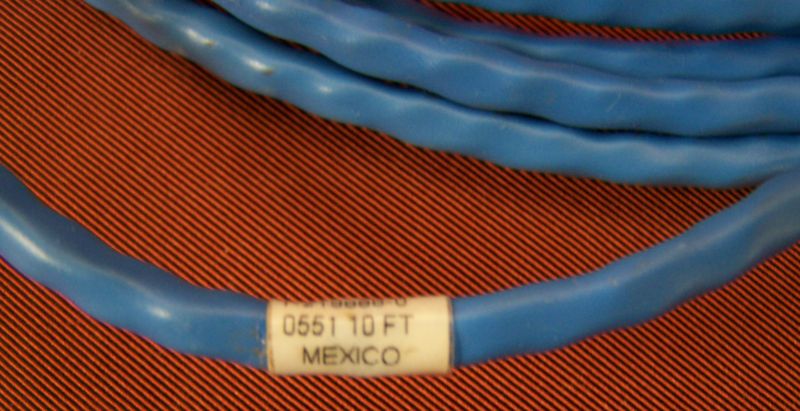 POE CAT6 TYCO 10FT NETCONNECT CATEGORY 6 PATCH CABLE Ethernet 10 feet