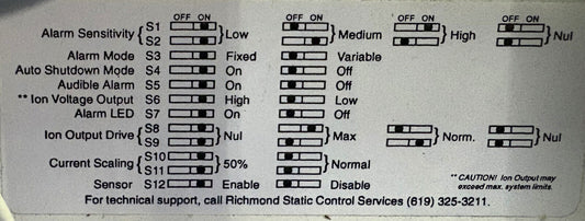Servicios de control estático, controlador de flujo de pulso de equilibrio automático, reparación de piezas AB 250