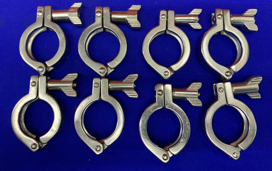 1 LOTE DE 8 ABRAZADERAS DE VACÍO VNE PARA TRABAJOS PESADOS (Parece ser VNE 13MHHM1.5)