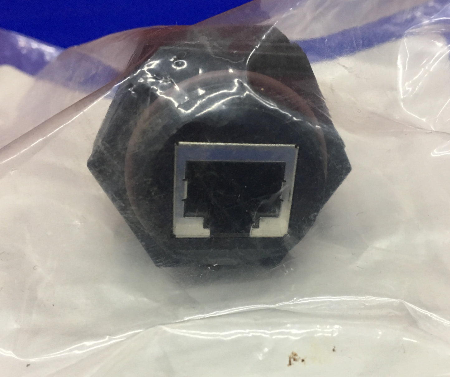 TE CONNECTIVITY RJ-45 EATHERNET SCHWARZ PASS THROUGH PASSTHRU JACK SCHOTT