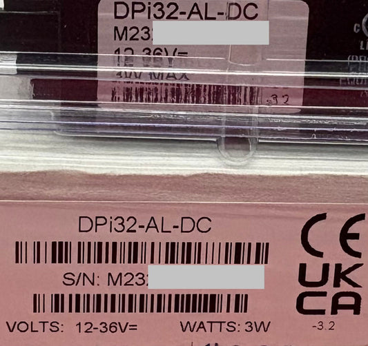 OMEGA DPi32-AL-DC TEMPERATURE / PROCESS PANEL METER 4 DIGIT DPI-AL SERIES 1/32 D