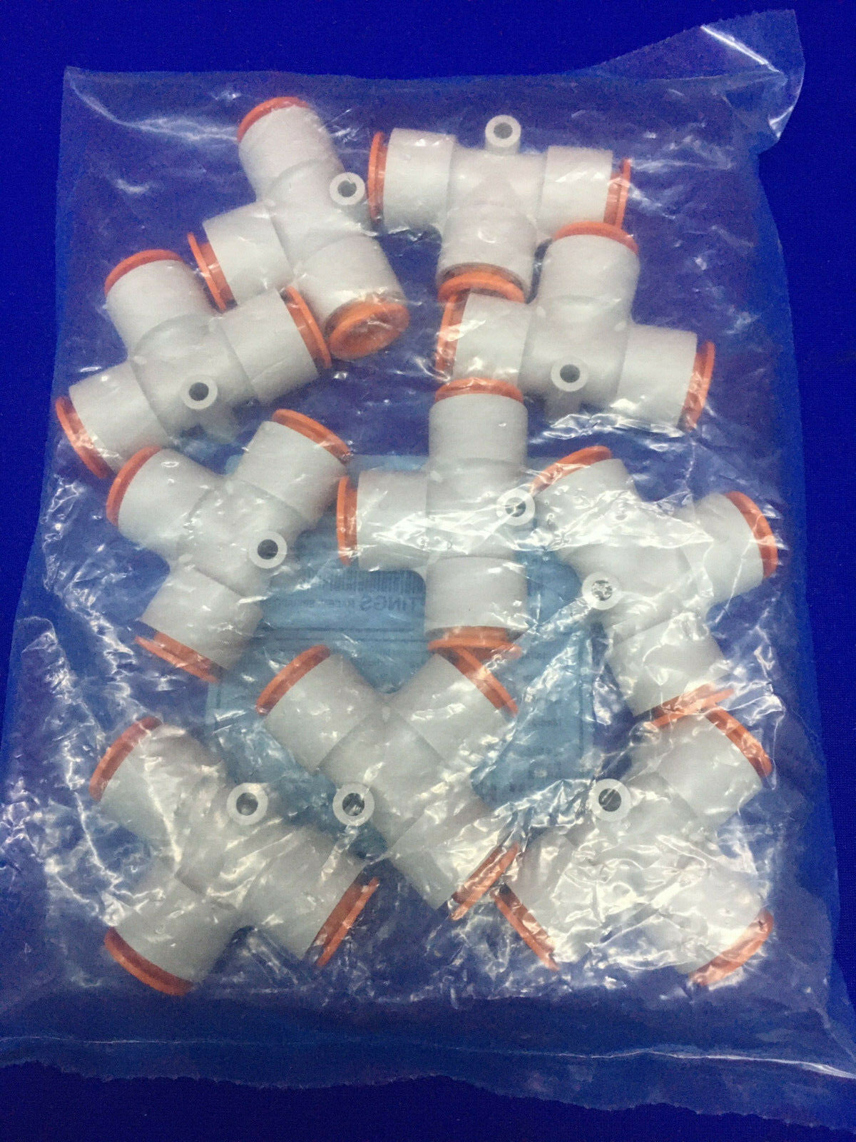 1 PACKAGE CONTAINING QTY 10 - SMC KQ2T13-00 / KQC14 FITTINGS UNION TEE