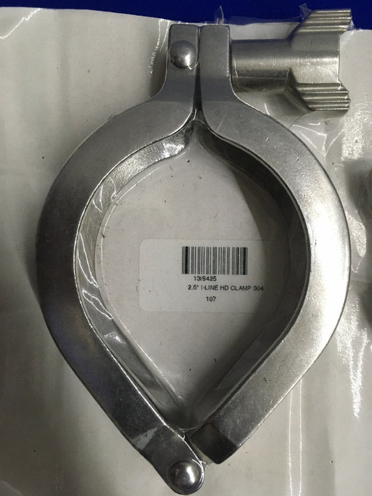 1 LOTE DE 2 - ABRAZADERA HD I-LINE DE 2,5" 13IS425 / 13IS42.5 304 107