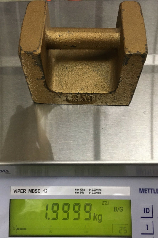 SISTEMAS DE PESAJE DE ARROZ LAKE 2 Kg HIERRO FUNDIDO WT P/N 12809