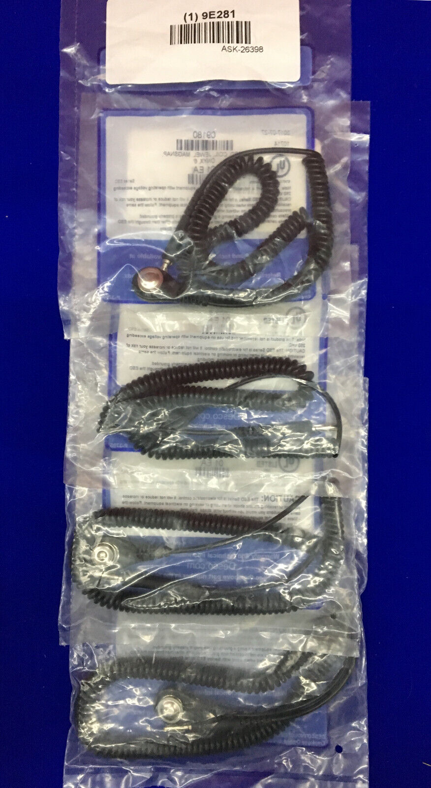 DESCO 09180 CORDON, BOBINE, BIJOU, MAGSNAP, OYNX, 6" - 1 LOT QTE 4