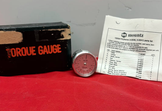 TOHNICHI / MOUNTZ ATG TORQUE GAUGE 1200ATG-A ozf-in 18-0.5 w/ CASE