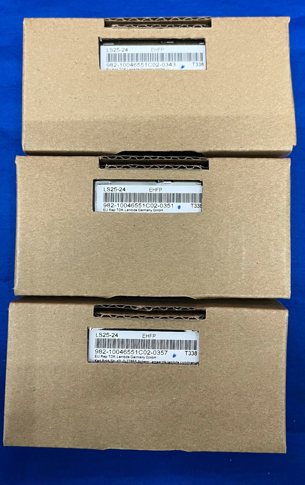 1 LOT QTY 3 - TDK-LAMBDA LS25-24 INGESLOTEN VOEDING