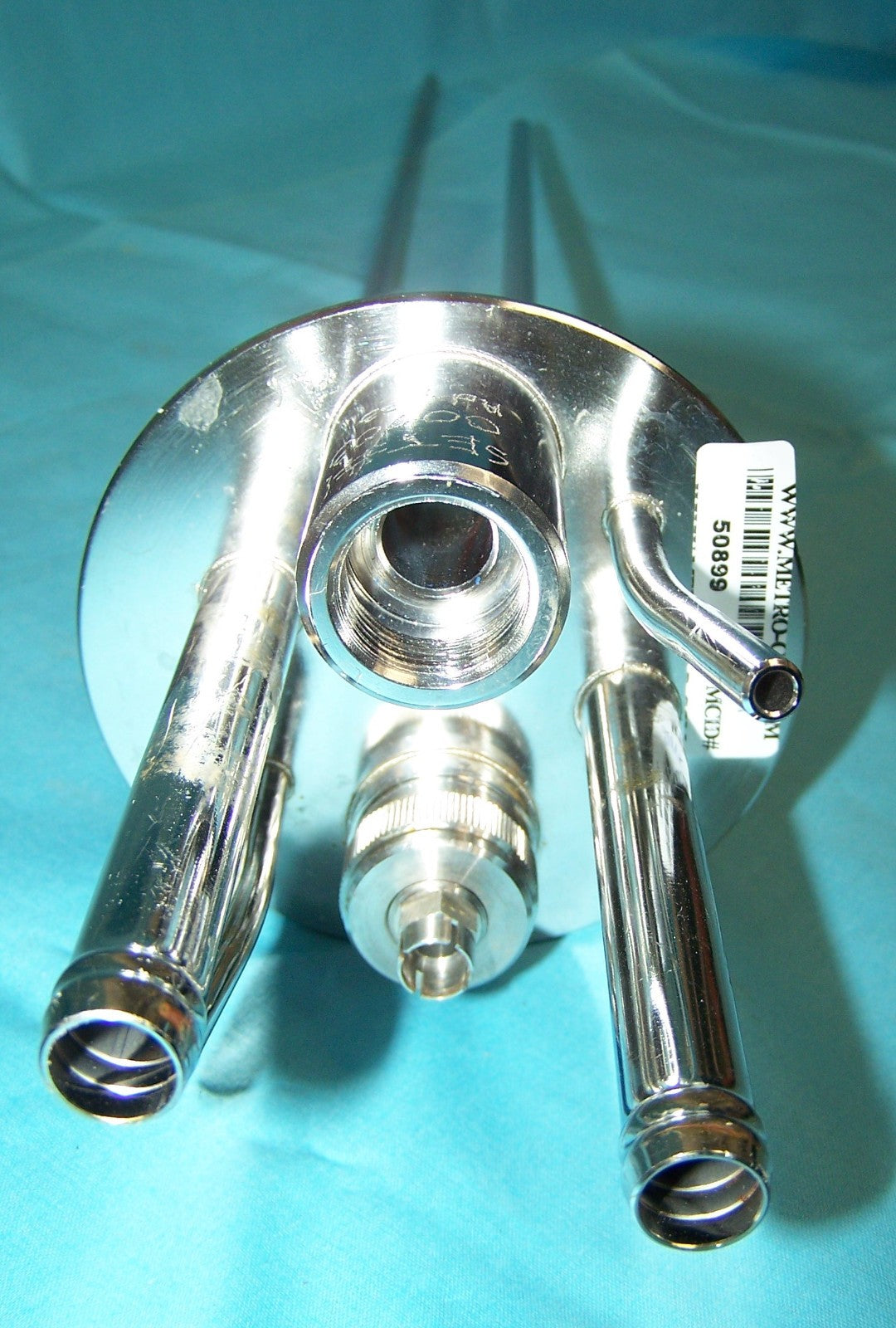 BIO REACTOR CENTER STEM STAINLESS STEEL4mm INSIDE DIAMETER6 PORT