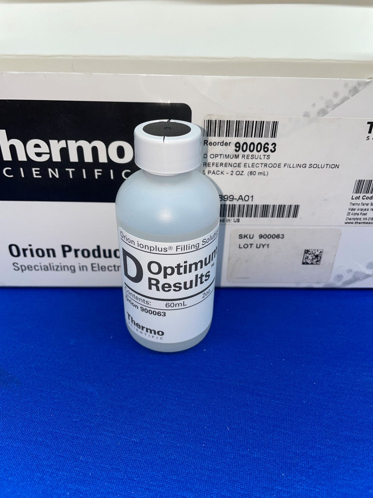 THERMO SCIENTIFIC, SOLUCIÓN DE LLENADO DE ELECTRODOS DE REFERENCIA, PAQUETE DE 5, FALTA UNO
