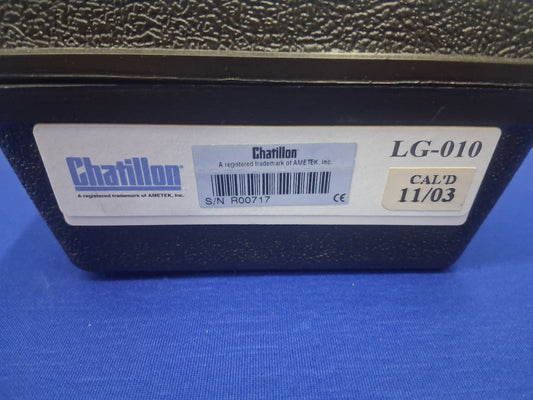 Chatillon LG-010 Mechanical Force Gauge 10 lb x 0.05 lb LOAD CELL